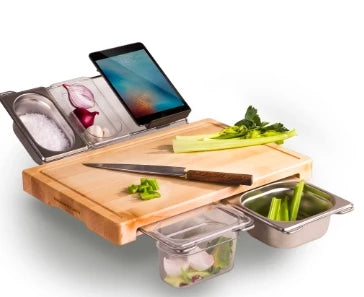 Vegetable Kitchen Cutting Board With Trays Storage Box