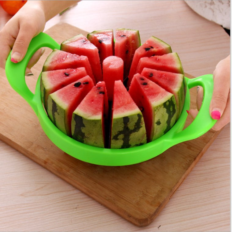 Small Stainless Steel Watermelon Cut Artifact Watermelon Cut