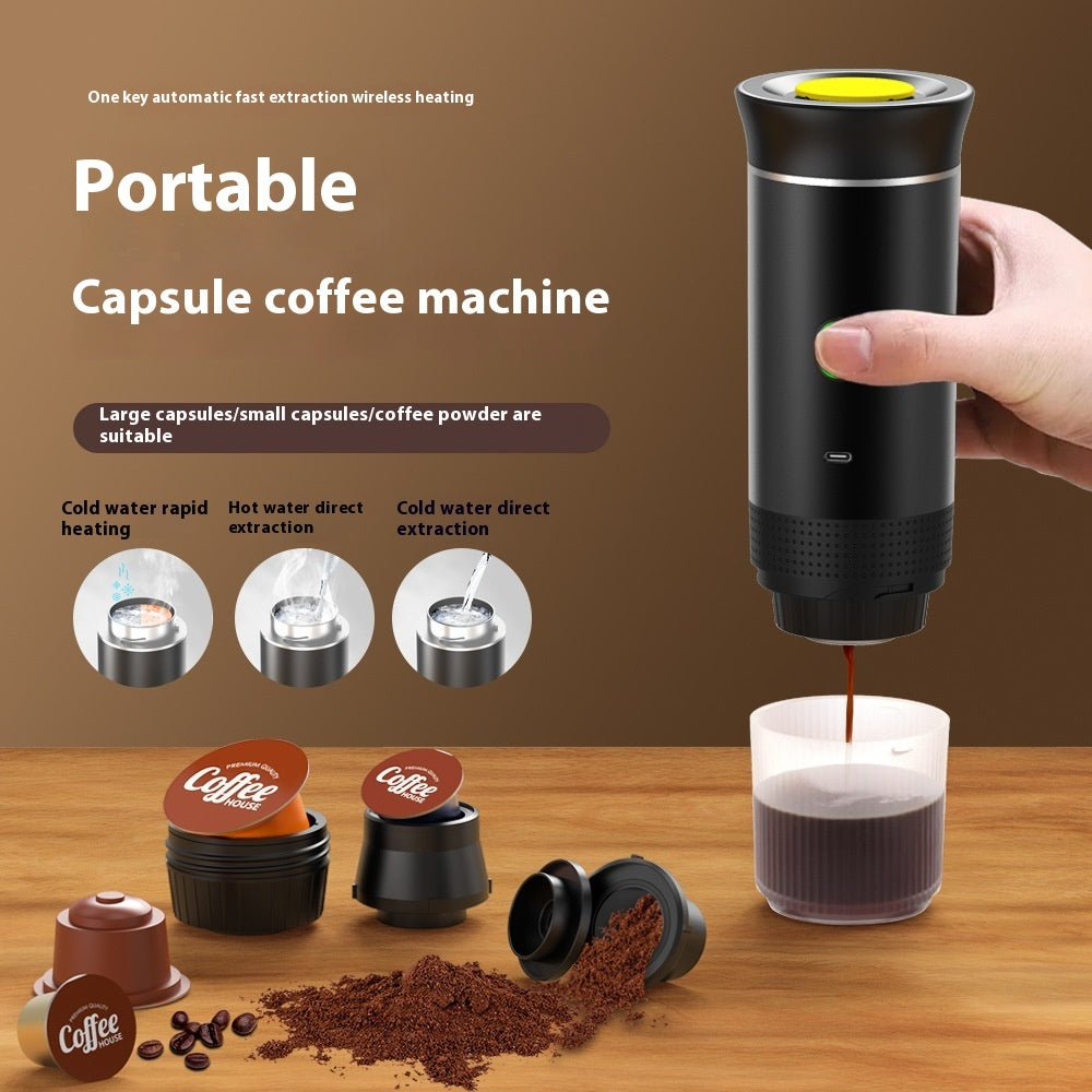 Electric Grinder Coffee Travel Handy 3 In1 Espresso Portable Coffee