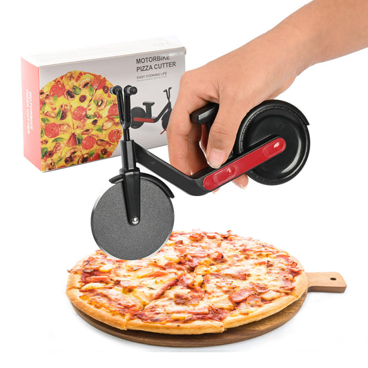 Creative Stainless Steel Pizza Wheel Rolling Dough Cutter