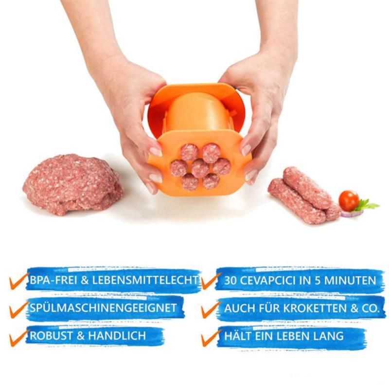 Hot Dog Maker Meat Strip Squeezer Plastic DIY Meat Sausage