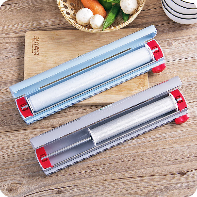 Household cling film cutter