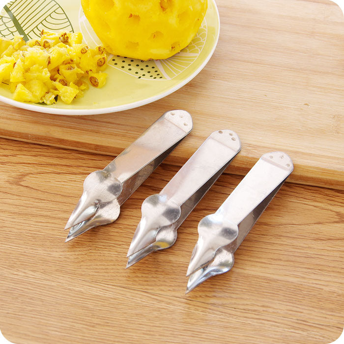 Stainless Steel Pineapple Eye-removing Clip Creative Kitchen Tools