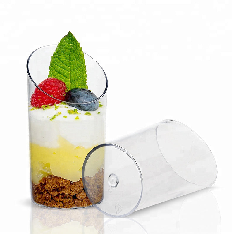 Small Mini Pastry Ice Cream Cup Transparent