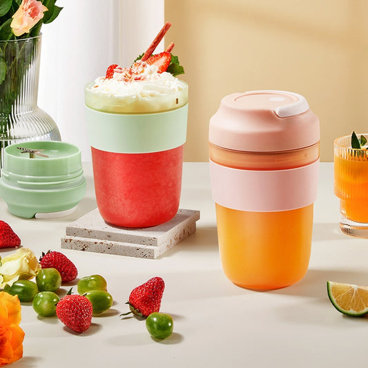 Portable Blender Juicer Cup Rechargeable With 4 Blades