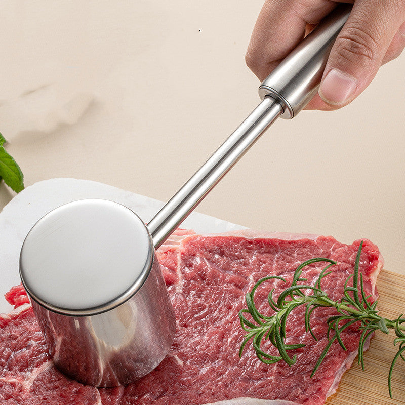 Kitchen Household Stainless Steel Meat Tenderizer Break Loose Meat Hammer