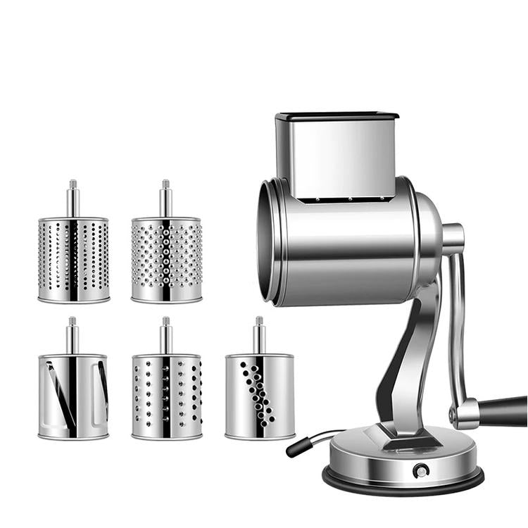 Multifunctional Stainless Steel Rotary Cheese Grater