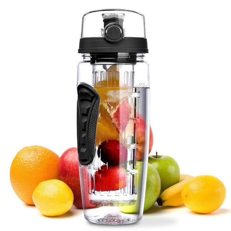 32Oz Fruit Infusing Infuser Juice Shaker Drink Bottle Of Water