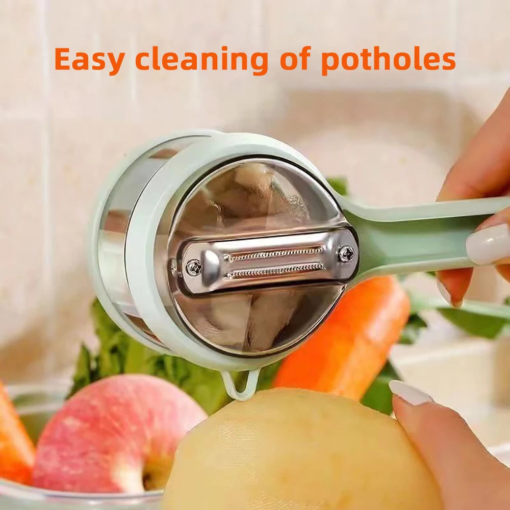 Multifunctional Vegetable Fruit Peeler With Storage Sharp Blade