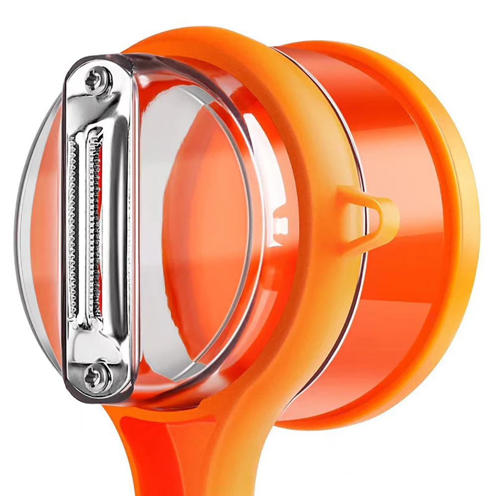 Multifunctional Vegetable Fruit Peeler With Storage Sharp Blade