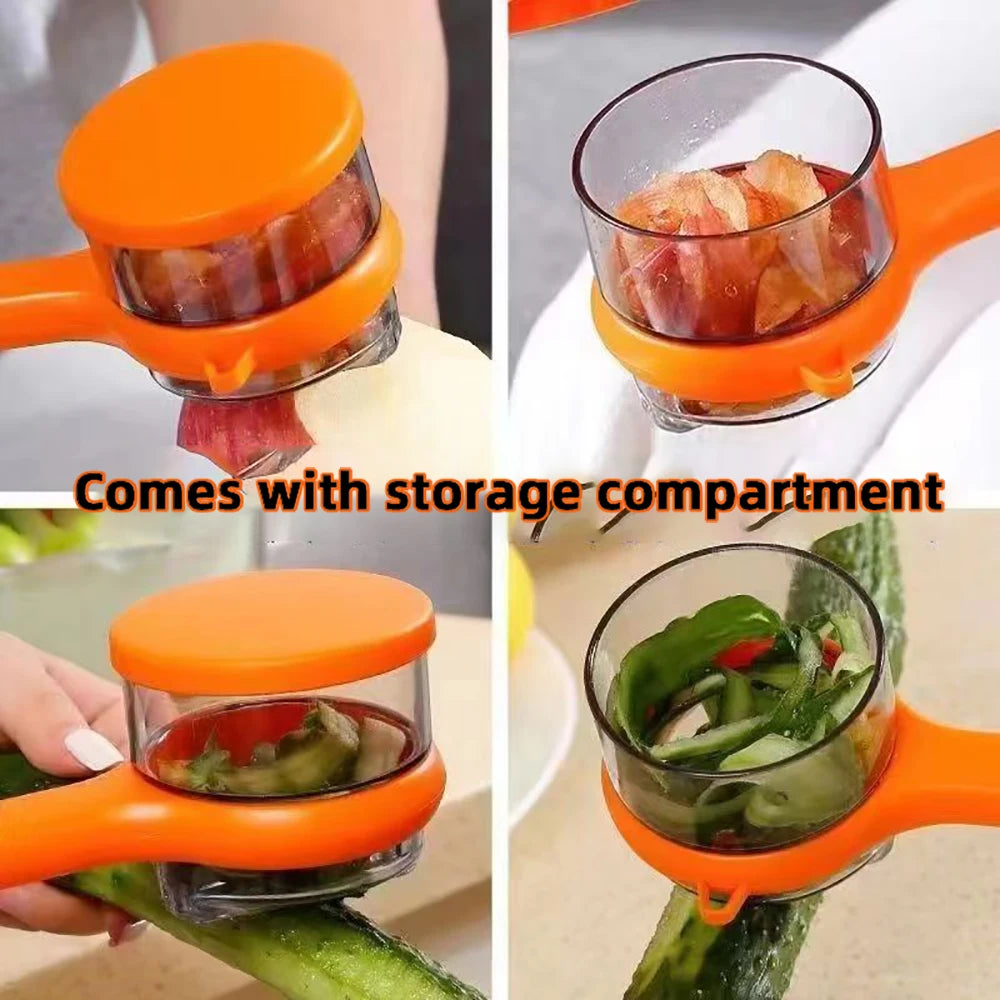 Multifunctional Vegetable Fruit Peeler With Storage Sharp Blade