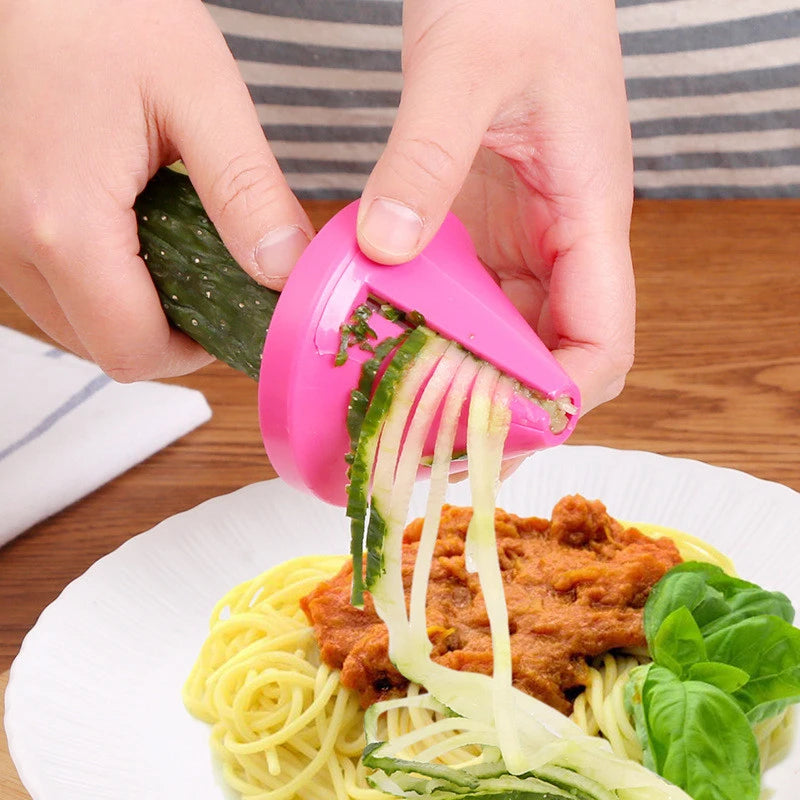Kitchen Tools Vegetable Fruit Multi-function Spiral Shredder Peeler