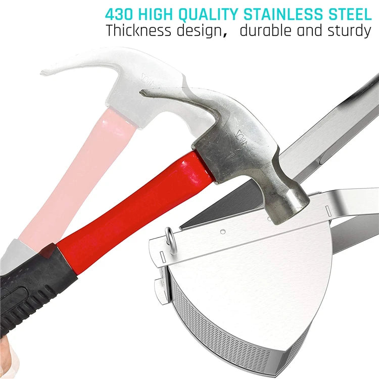 LMETJMA Potato Ricer Stainless Steel Potato Masher