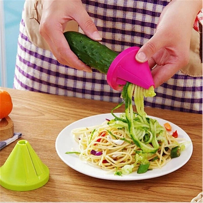 Kitchen Tools Vegetable Fruit Multi-function Spiral Shredder Peeler