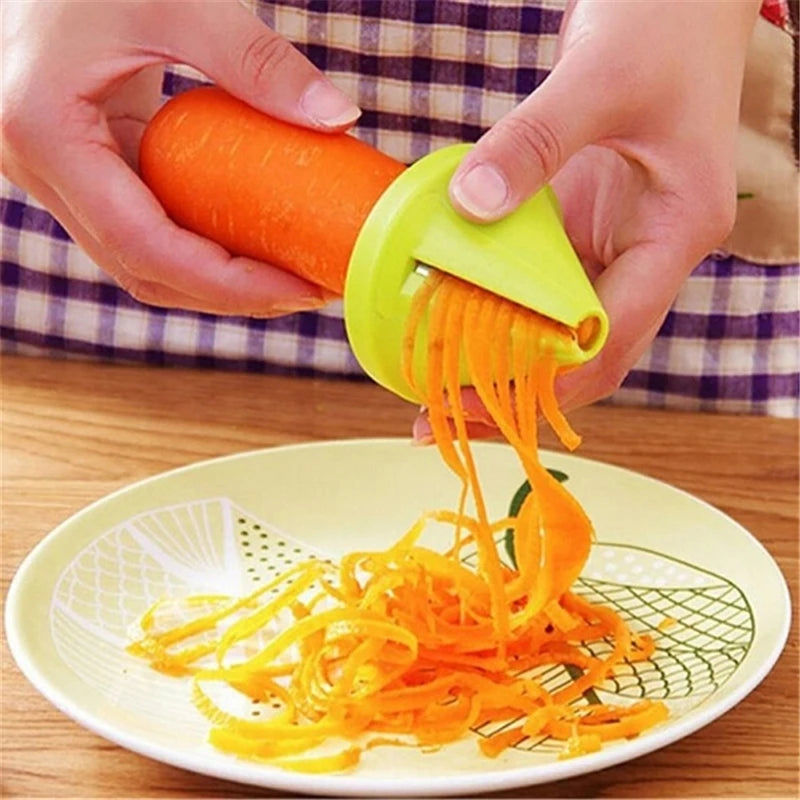 Kitchen Tools Vegetable Fruit Multi-function Spiral Shredder Peeler