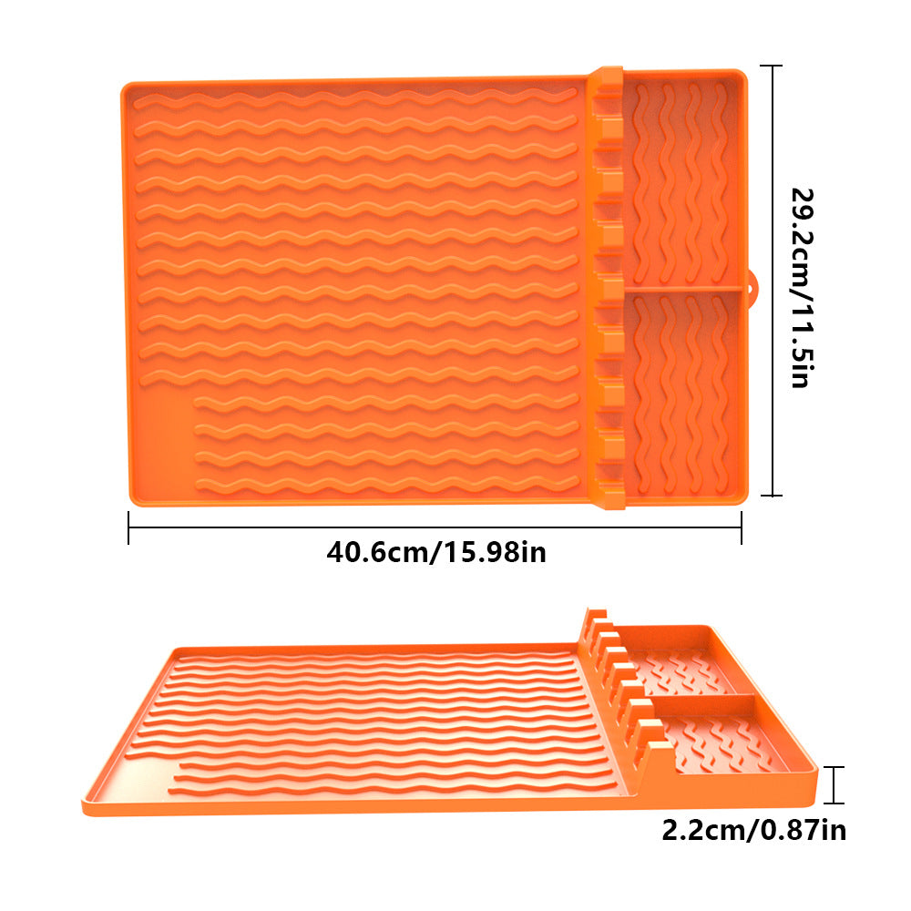 Oven Silicone Baking Tray Dustproof Cleaning Pad Barbecue