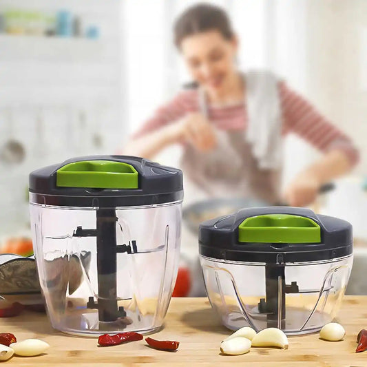 1Pcs 600ml/1000ml Manual Garlic Chopper Food Vegetable Chopper