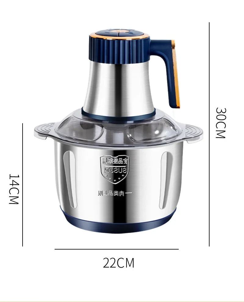 Electric Meat Grinder 5L Stainless Steel Meat Mincer