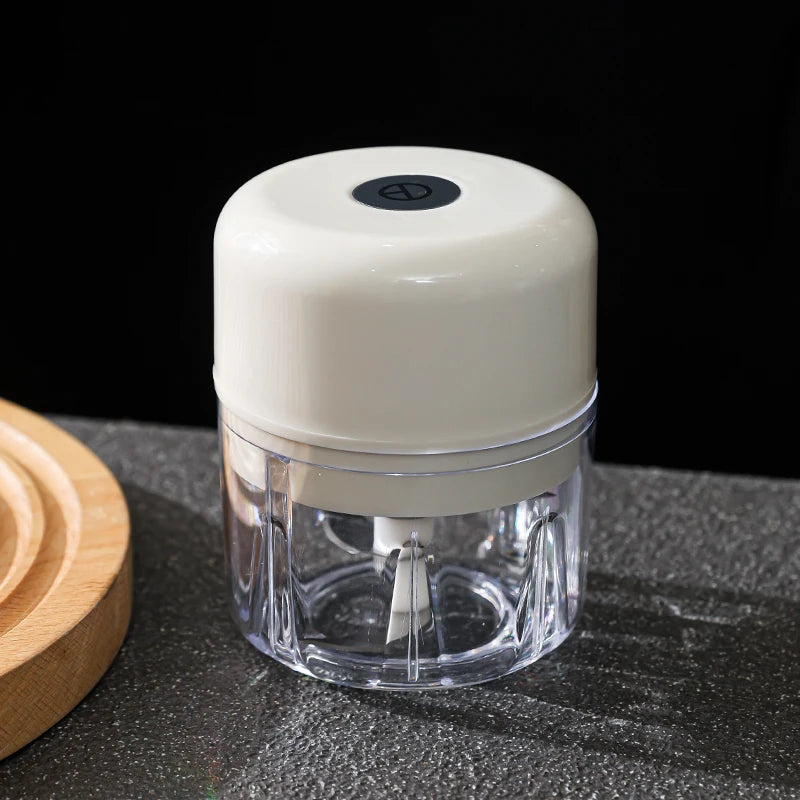 Electric Kitchen Food Chopper Mini Garlic Masher crusher