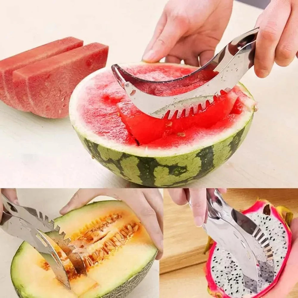 Watermelon slicer stainless steel soft fruit cutter