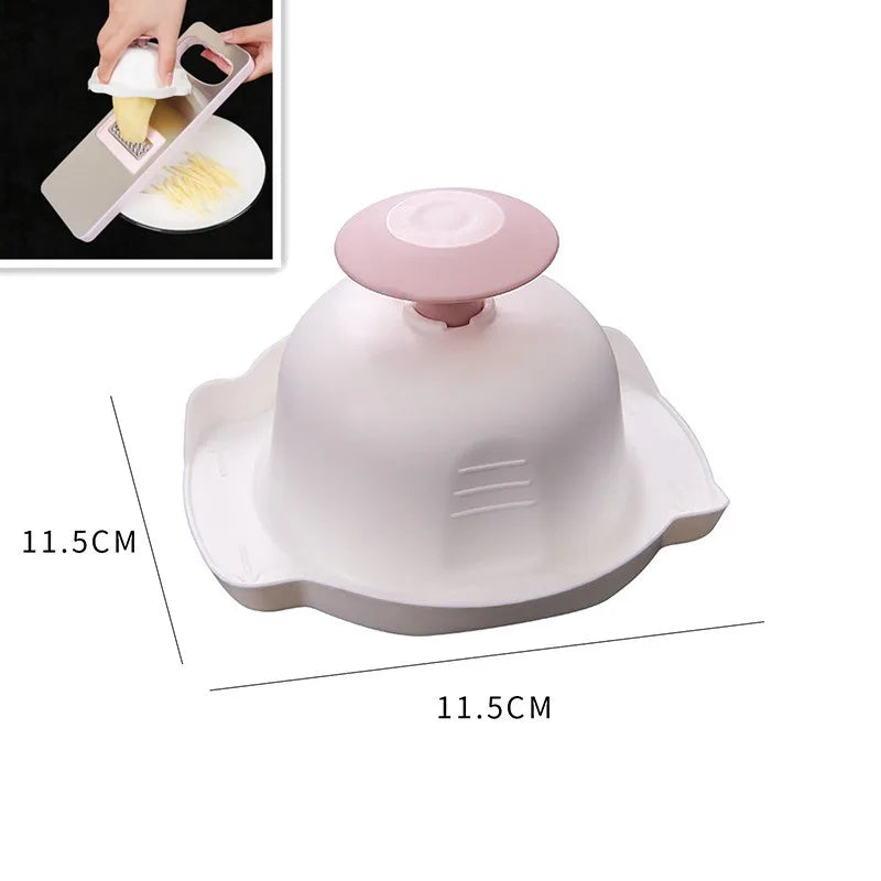 Wooden Potato Grid Slicer Vegetable Grater Corrugated Net Chopper Cutter