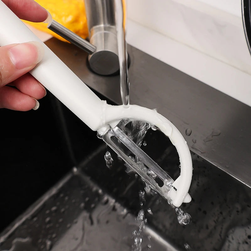 2in1 Stainless Steel Peeler Kitchen Potato Fruity Peel Removal
