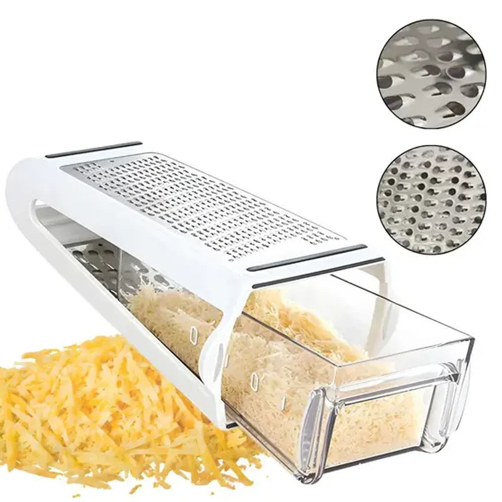 Cheese Grater with Container for Kitchen Vegetable