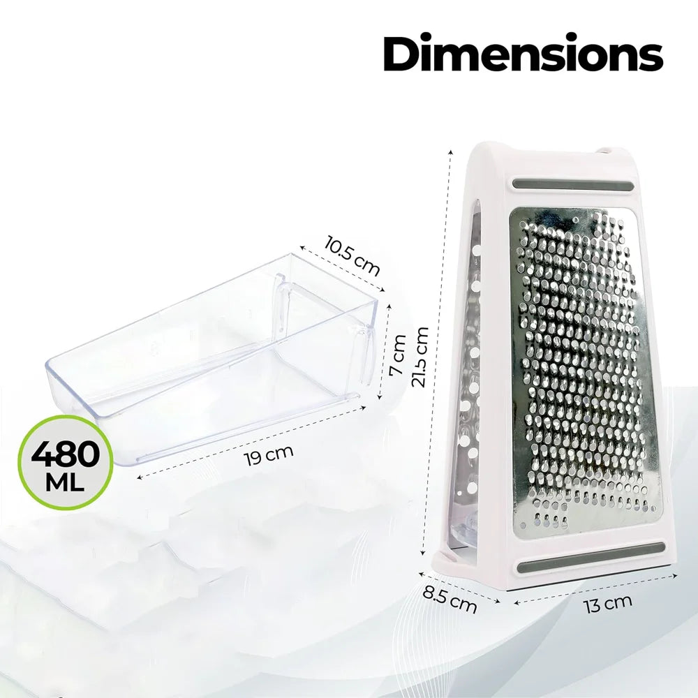 Cheese Grater with Container for Kitchen Vegetable