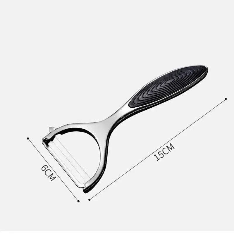 Serrated Blade/Flat Blade Zinc Alloy Paring Knife Peeler