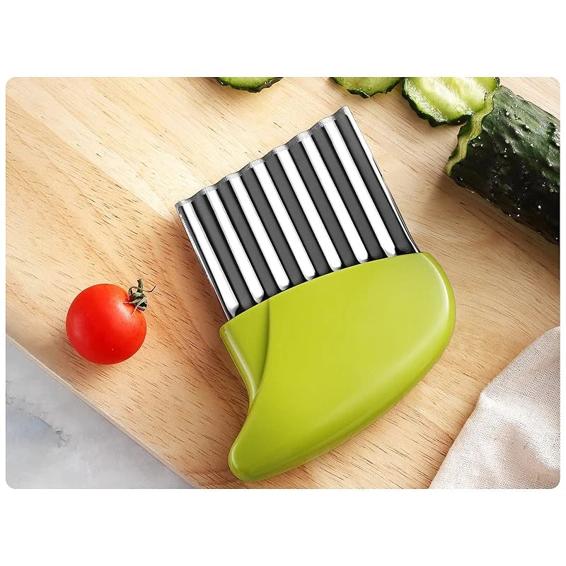 1 Pcs Crinkle Cutter Stainless Steel