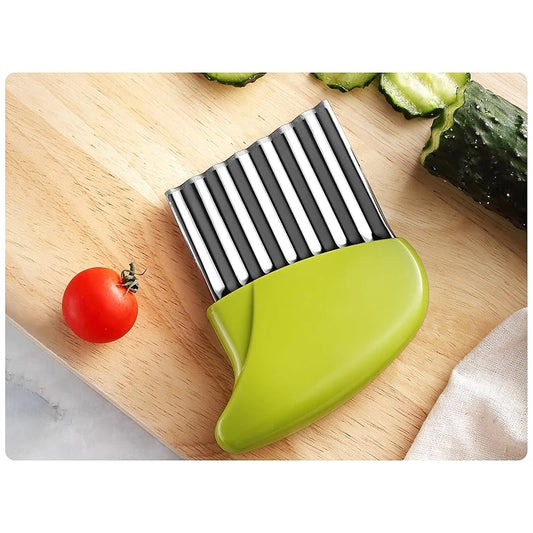 1 Pcs Crinkle Cutter Stainless Steel