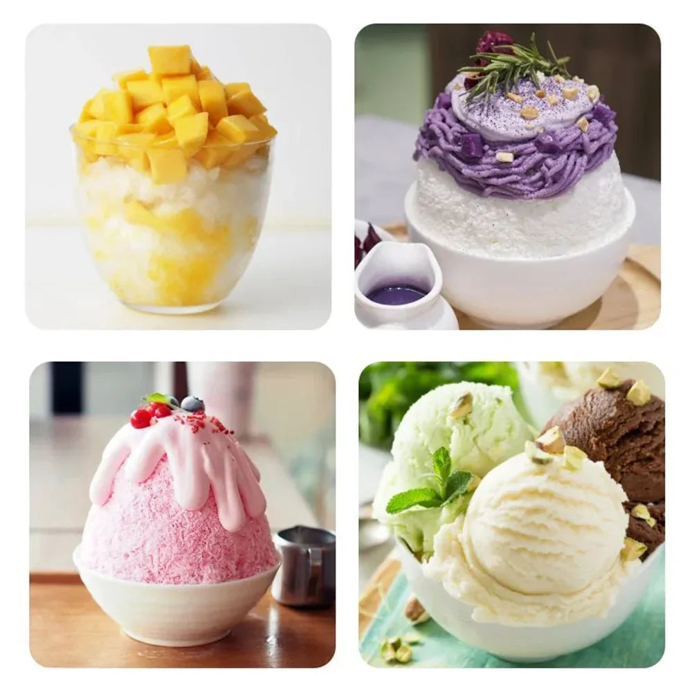 Shaved Ice Machine Snow Cone Machine Manual Portable Crusher