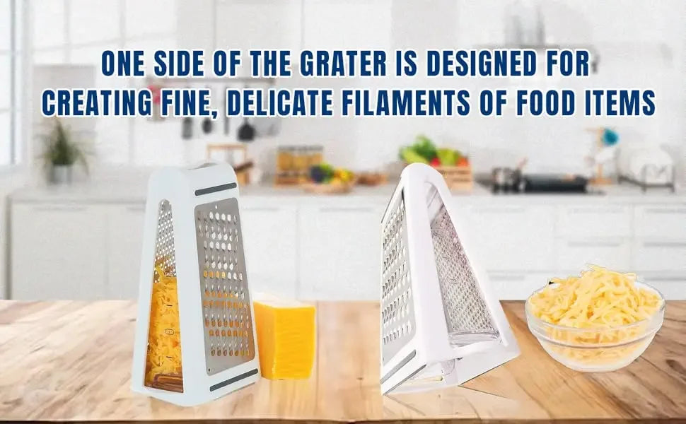 Cheese Grater with Container for Kitchen Vegetable
