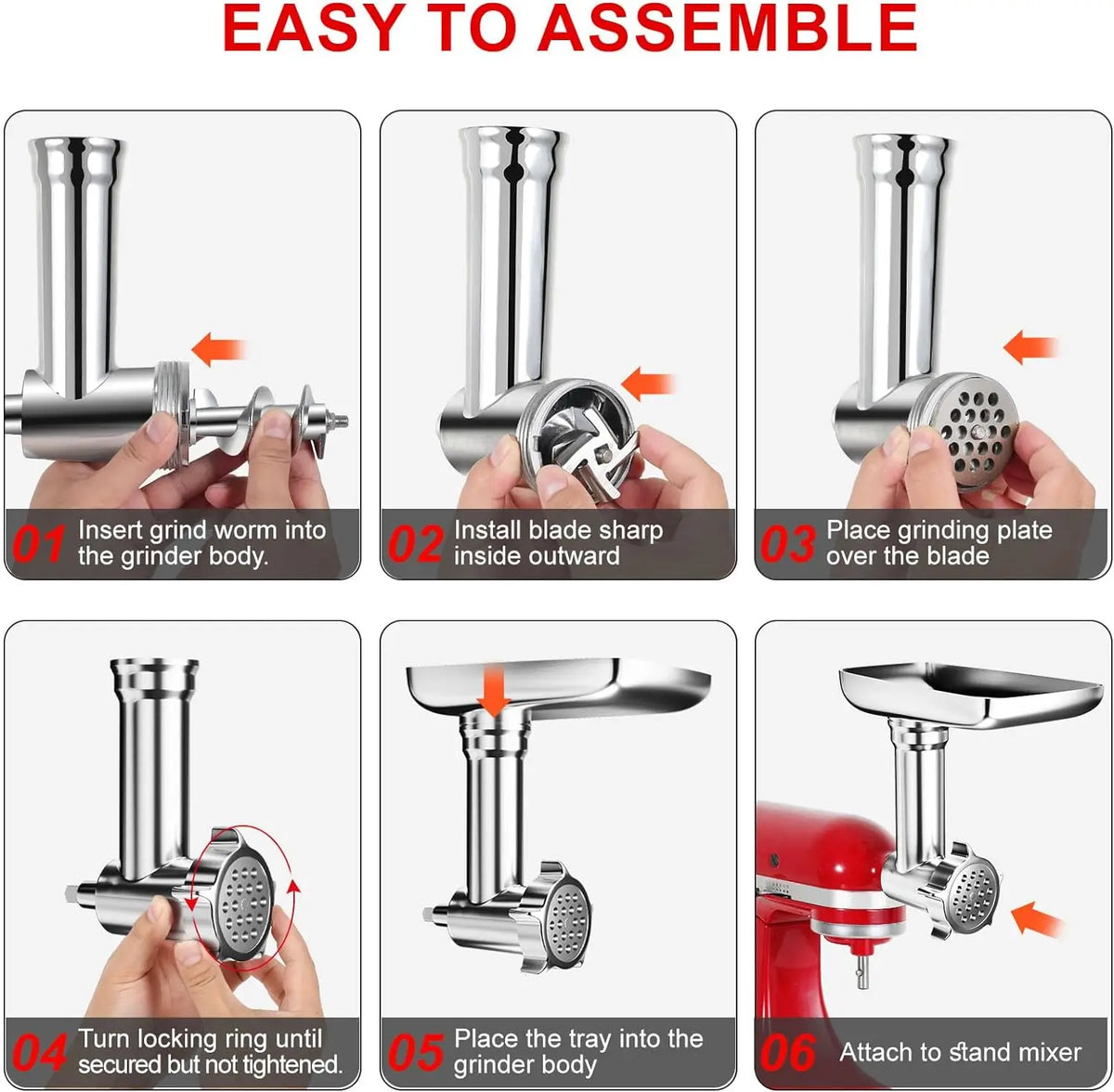 Metal Food Grinder Attachments for all Kitchen
