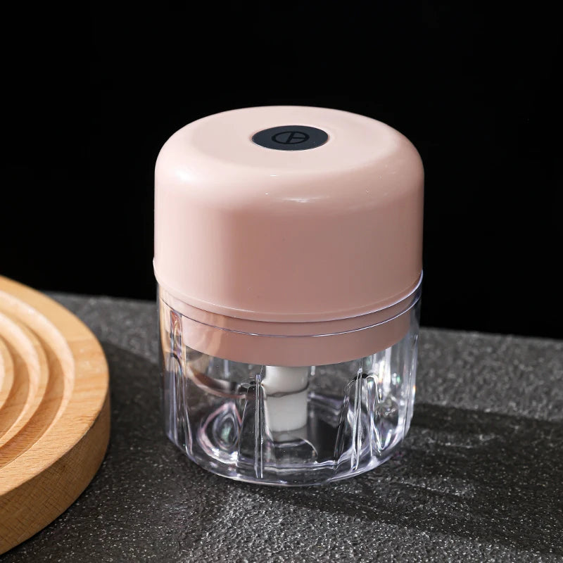 Electric Kitchen Food Chopper Mini Garlic Masher crusher