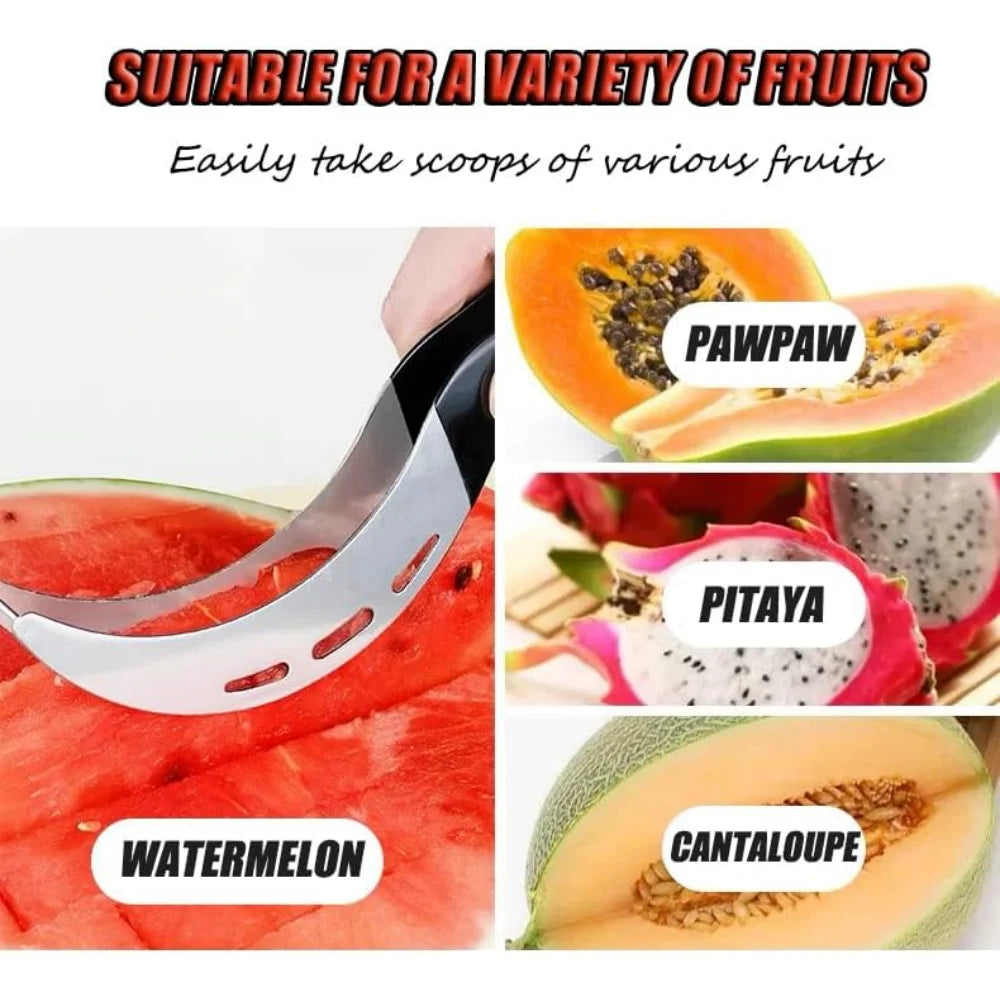 Watermelon slicer stainless steel soft fruit cutter