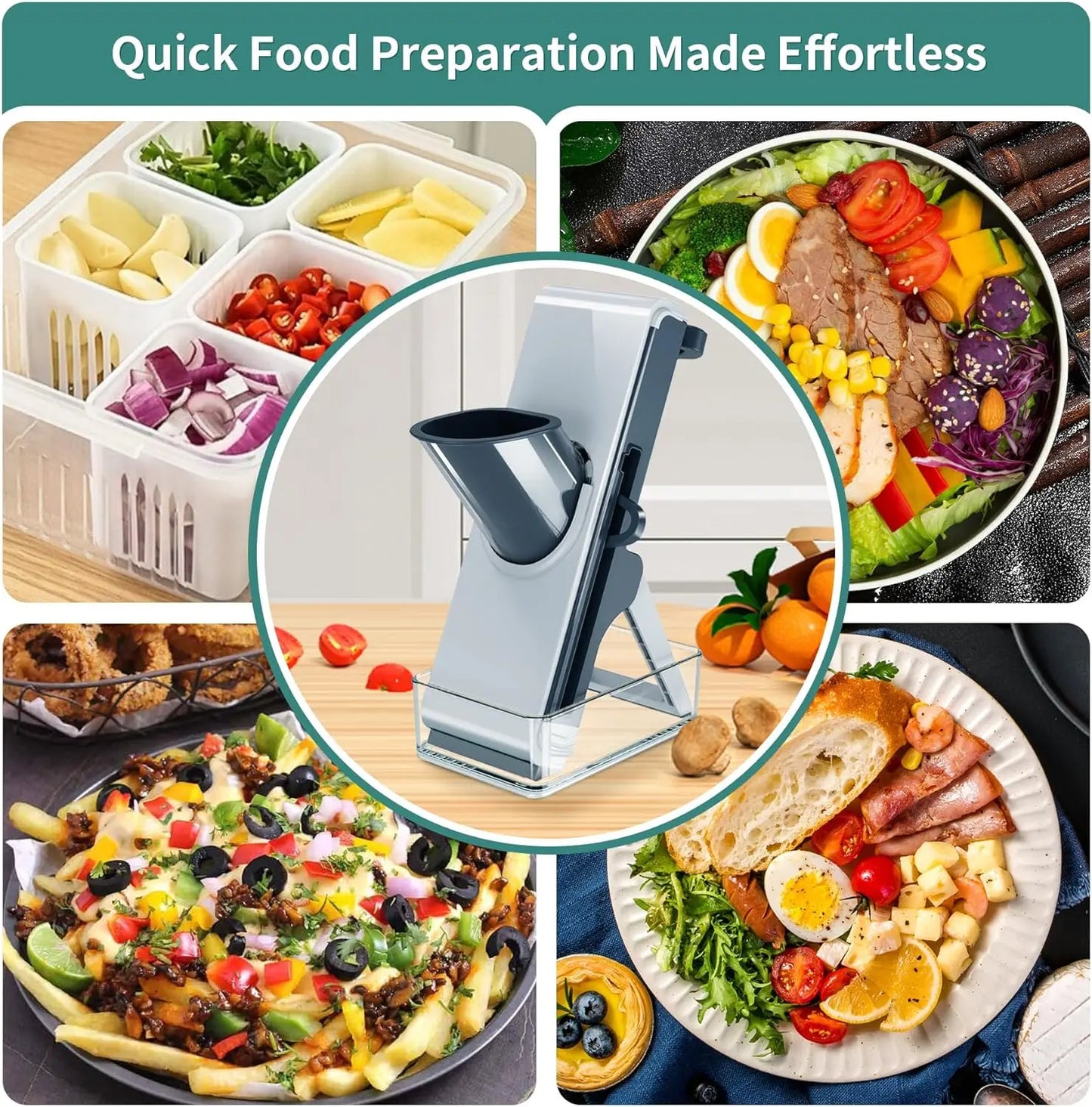 Manual Vegetable Cutter Potato Slicer Carrot Grater Shredder