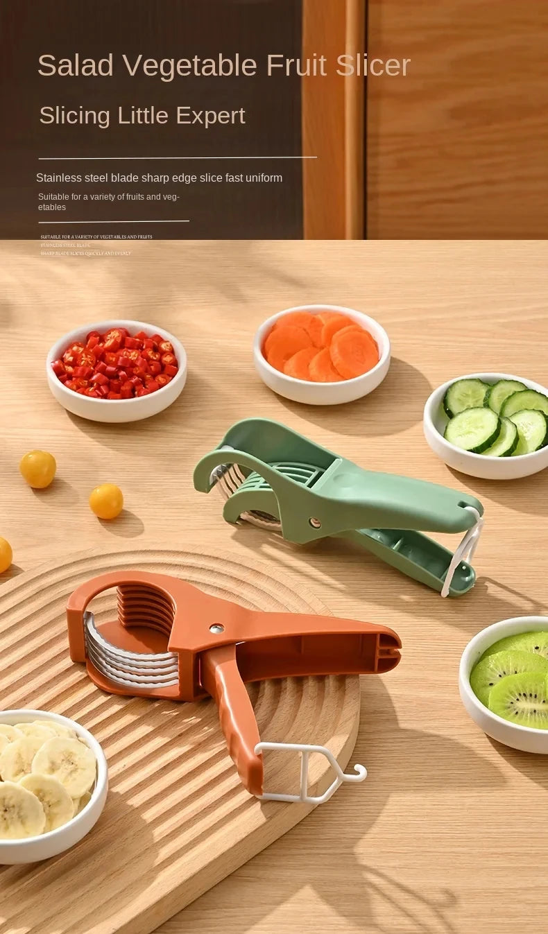 Kitchen Tools Stainless Steel Vegetable and Fruit Slicer