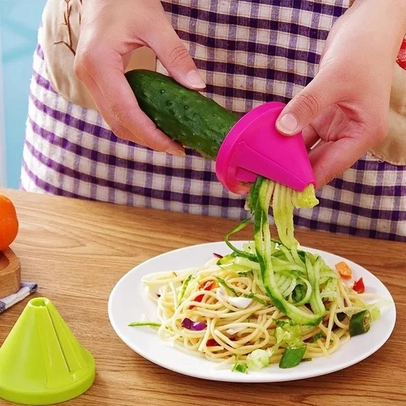 Kitchen Rotating ShredderSpiral Peeler Manual Vegetable Slicer