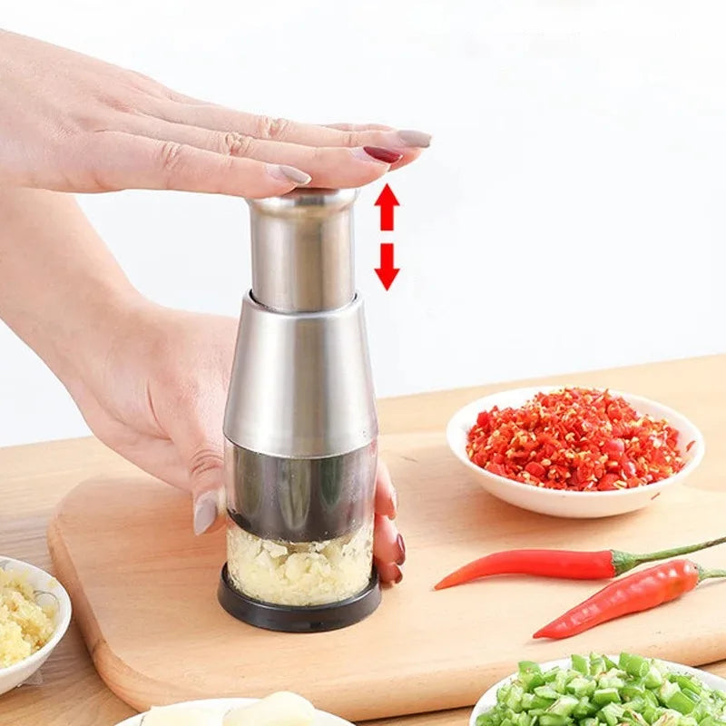Garlic Onion Chopper Manual Pressed Garlic Press Machine