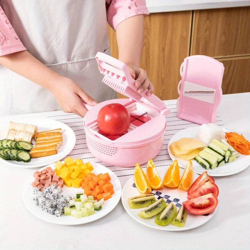 9-in-1 multifunctional vegetable chopper kitchen tool