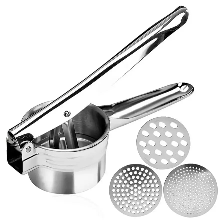 1pc Stainless Steel Potato Ricer, Manual Masher For Potatoe
