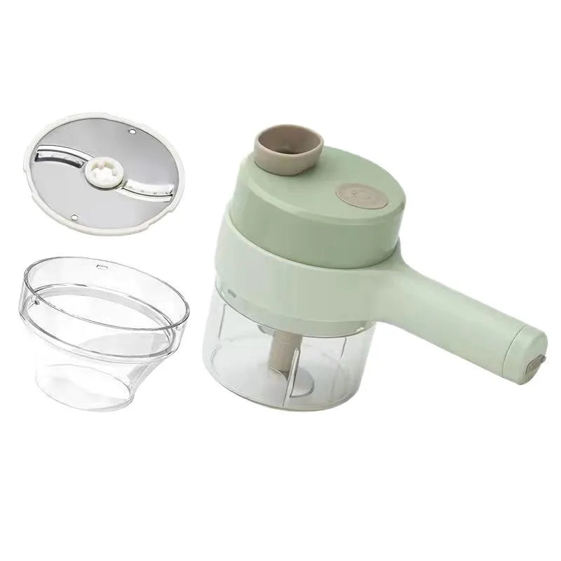 4in1 Handheld Electric Vegetable Cutter Set Wireless