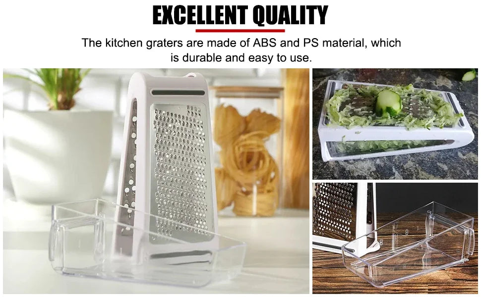 Cheese Grater with Container for Kitchen Vegetable