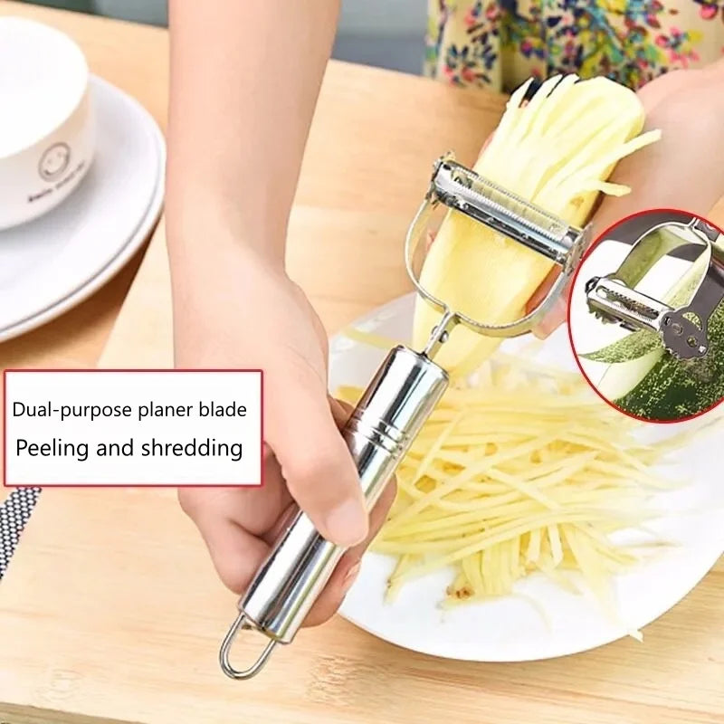 High Quality Stainless Steel Potato Cucumber Carrot Grater Julienne Peeler