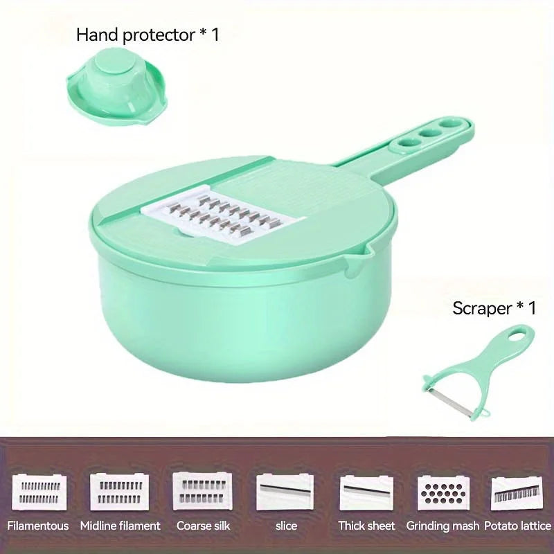 9-in-1 multifunctional vegetable chopper kitchen tool