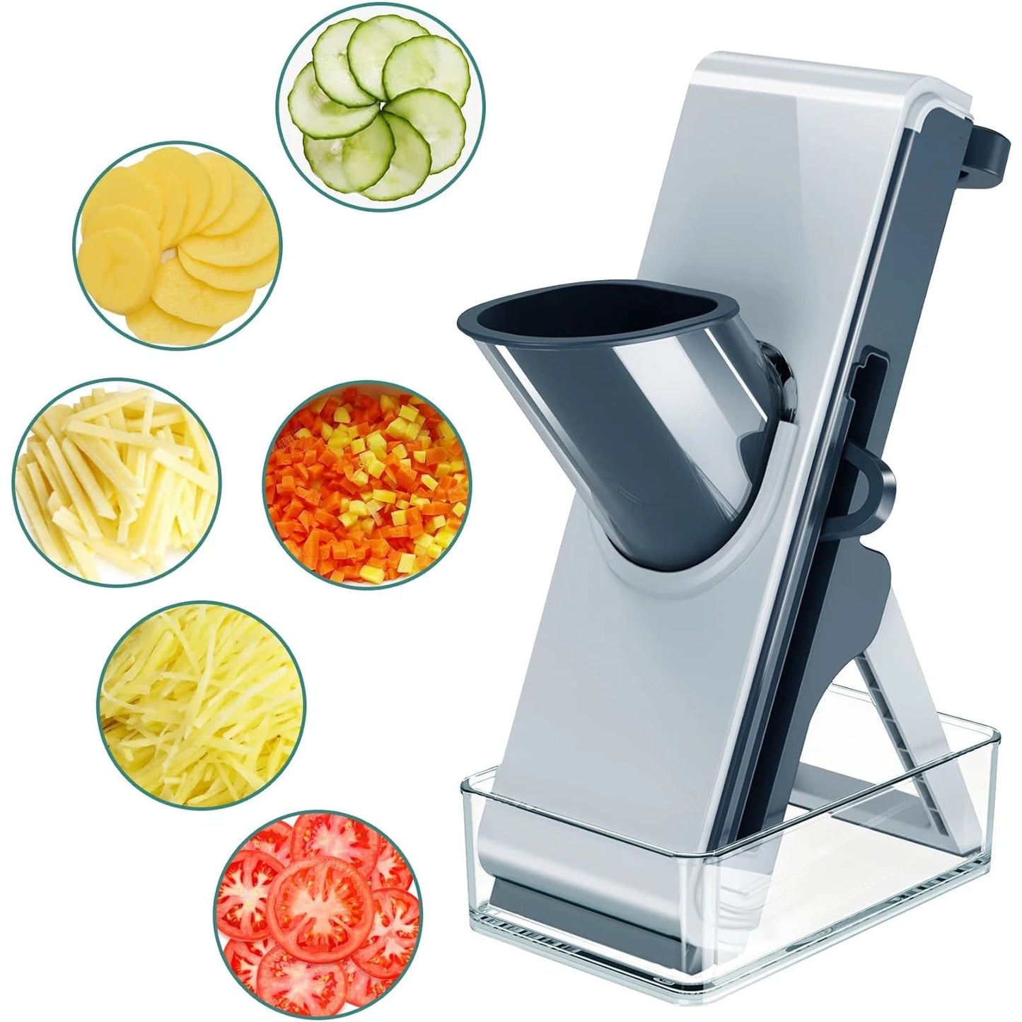Manual Vegetable Cutter Potato Slicer Carrot Grater Shredder