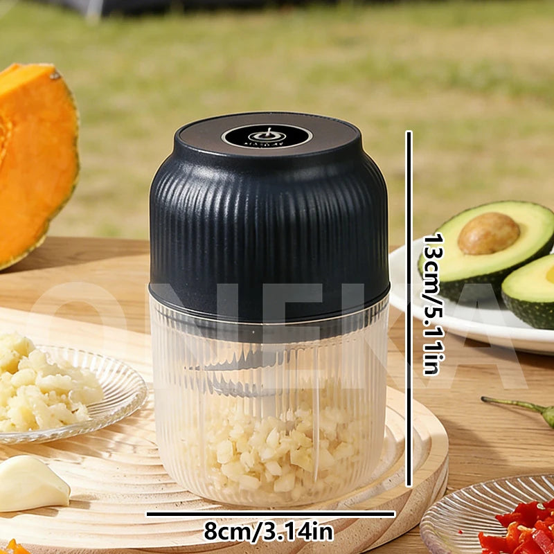 6-Blade Electric Mini Garlic Chopper