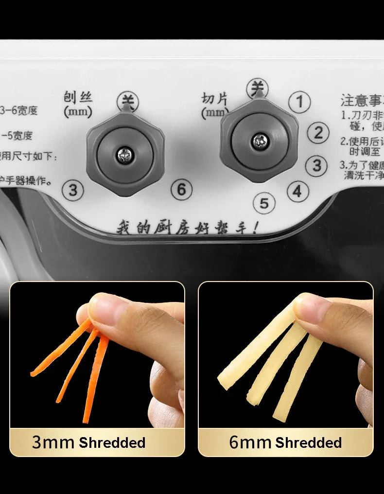 Multifunctional Lemon Slicer Vegetable Grater With Basket