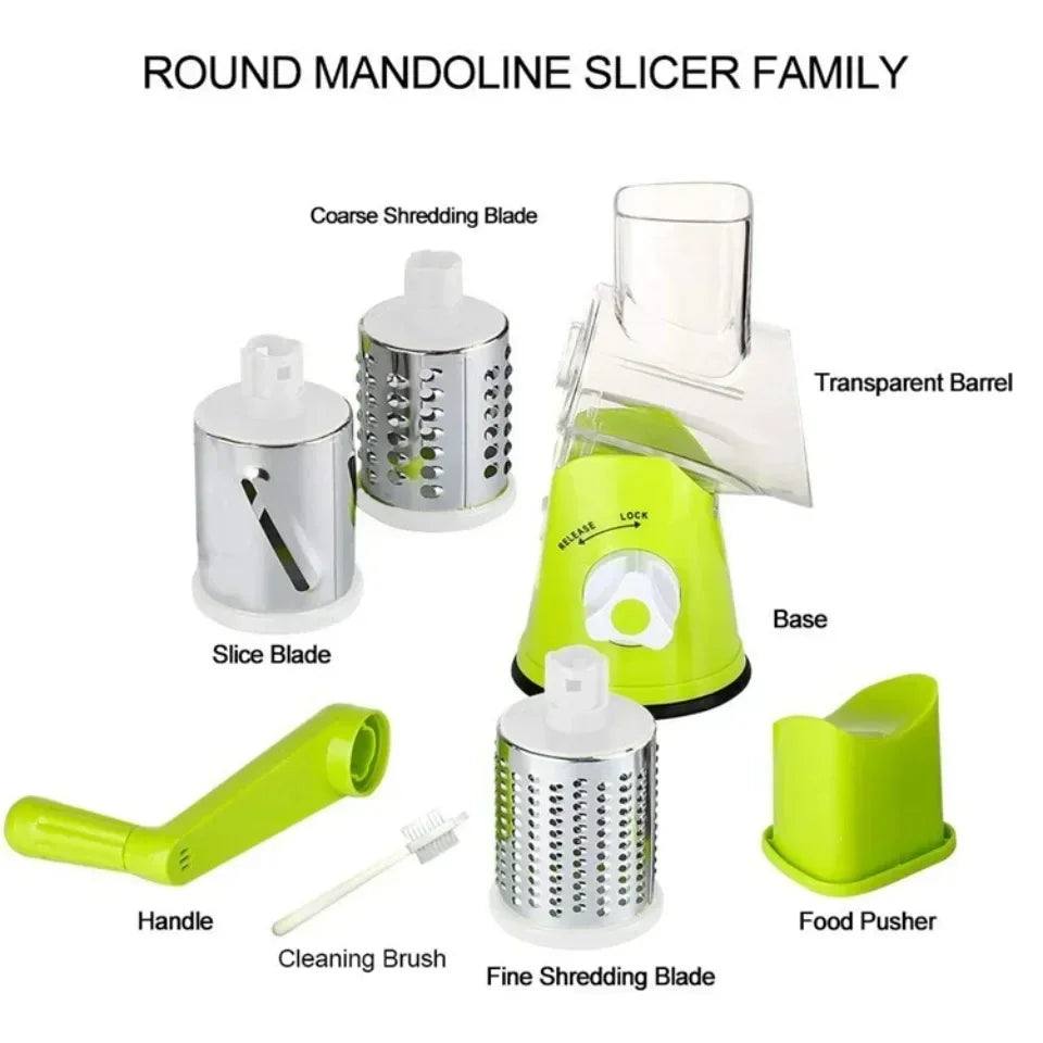 Vegetable Cutter & Slicer Manual Kitchen Cheese Chopper
